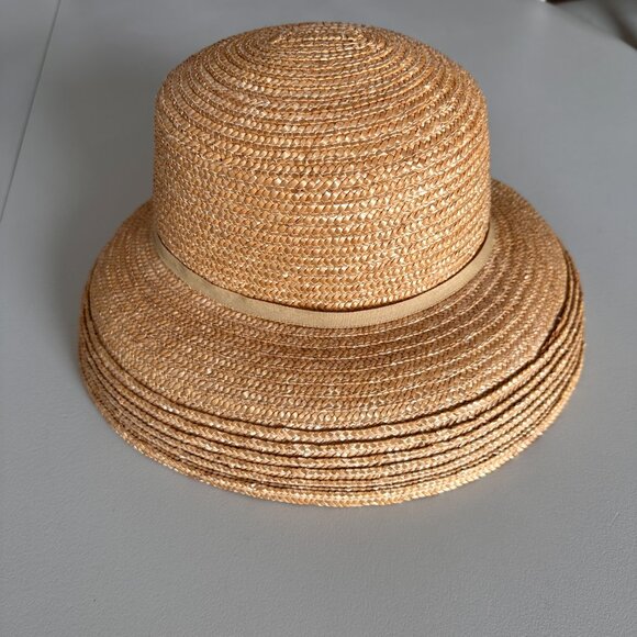 BETMAR Women's French Cloche 100% Straw Hat - Picture 4 of 8
